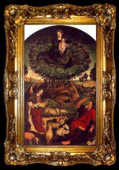 framed  Nicolas Froment Virgin and Child  re, ta009-2